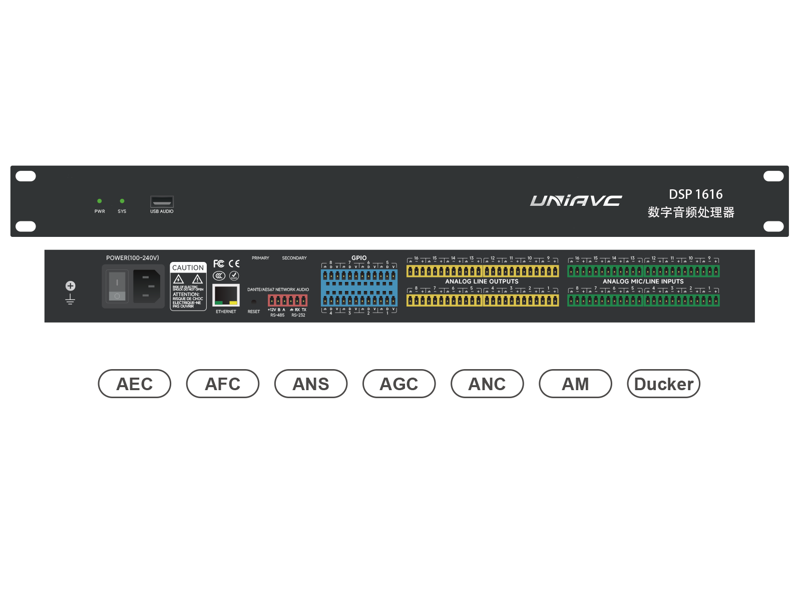 UNIAVC DSP1616 